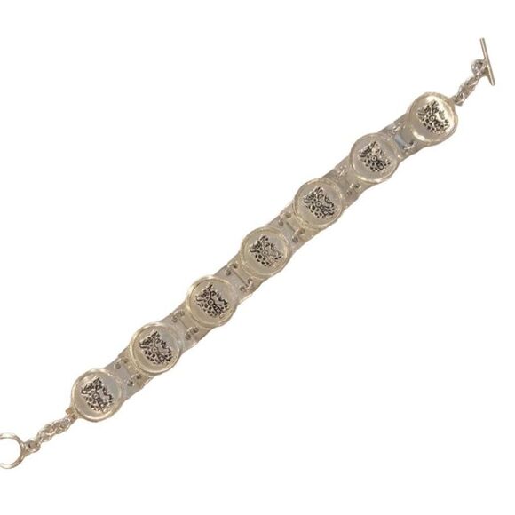 Sterling silver Link laminade bracelet - Picture 1 of 7
